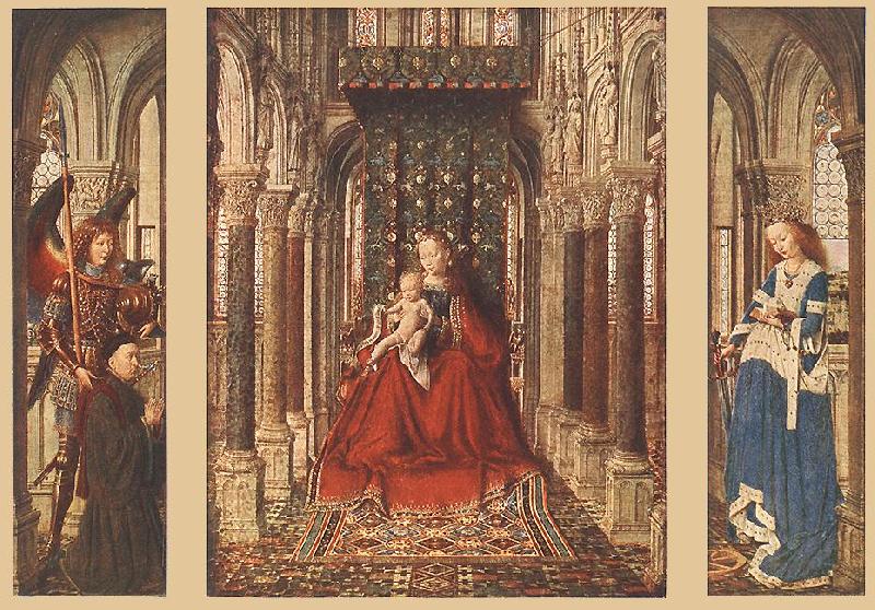 EYCK, Jan van Small Triptych ssf oil painting image